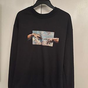 Black, “Hands of God” sweatshirt (Medium)